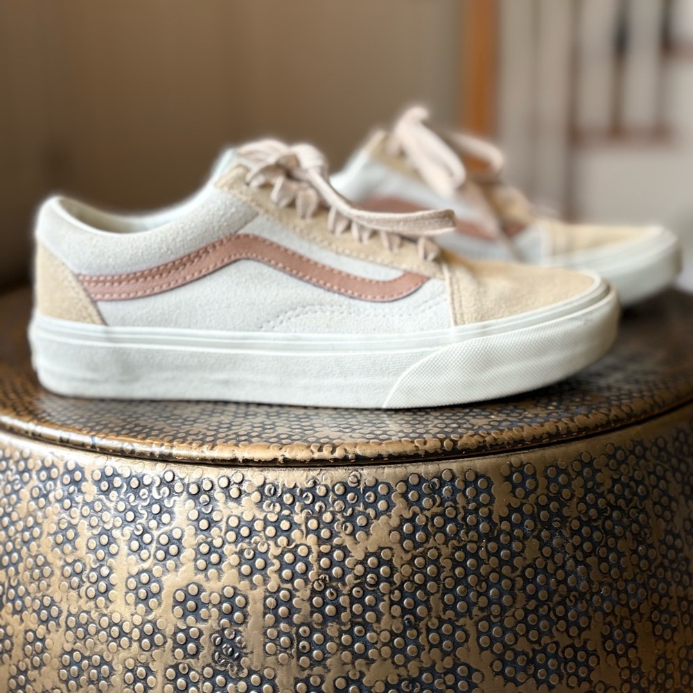 Vans X Madewell Lace Up Camel Sneakers